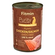 Fitmin Purity Canned chicken with salmon for puppies 400 g - Canned Dog Food