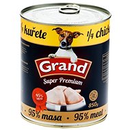 Grand Superpremium 1/4 Chicken 850g - Canned Dog Food