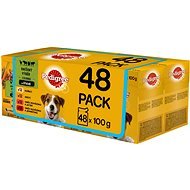 Pedigree Vital Protection kapsička mäsový výber so zeleninou v šťave pre dospelých psov 48× 100 g - Kapsička pre psov