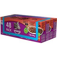 Whiskas Pouches Classic Selection in Gravy 48 x 100g - Cat Food Pouch
