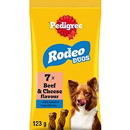 Pedigree Rodeo Duo Chew Treats with Beef and Cheese Flavour 7 pcs (123g) - Dog Treats