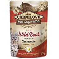 Carnilove Cat Food Pouch Rich in Wild Boar Enriched with Chamomile 85g - Cat Food Pouch