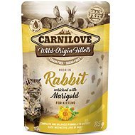 Carnilove Cat Pouch Rich in Rabbit Enriched with Marigold 85 g - Kapsička pre mačky