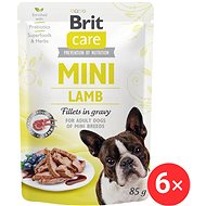 Brit Care Mini Lamb Fillets in Gravy 6 × 85 g - Dog Food Pouch