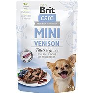 Brit Care Mini Venison Fillets in Gravy 85g - Dog Food Pouch