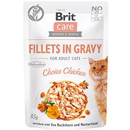 Brit Care Cat Fillets in Gravy Choice Chicken 85 g - Cat Food Pouch
