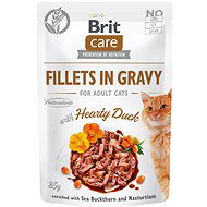 Brit Care Cat Fillets in Gravy with Hearty Duck 85 g - Cat Food Pouch