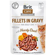 Brit Care Cat Fillets in Gravy with Hearty Duck 85 g - Kapsička pre mačky