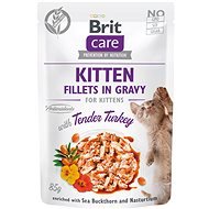 Brit Care Cat Kitten Fillets in Gravy with Tender Turkey 85 g - Kapsička pre mačky