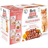 Brit Care Cat Flavour Box Fillet in Gravy (12 × 85g) - Cat Food Pouch