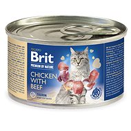 Brit Premium by Nature Chicken with Beef 200g - Canned Food for Cats