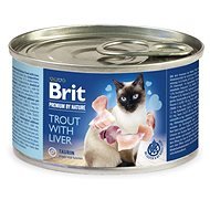 Brit Premium by Nature Trout with Liver 200 g - Konzerva pre mačky