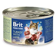 Brit Premium by Nature Turkey with Lamb 200g - Canned Food for Cats