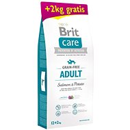 Brit Care Grain-free Adult Salmon & Potato 12 + 2kg - Dog Kibble