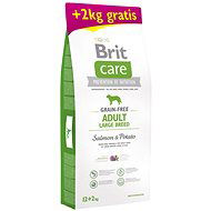 Brit Care Grain-free Adult Large Breed Salmon & Potato 12 + 2 kg - Granuly pre psov