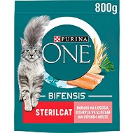 Purina ONE Bifensis Sterilised dry food for cats, salmon 800g - Cat Kibble
