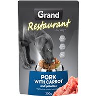 Grand Restaurant pork on carrots 300 g - Dog Food Pouch