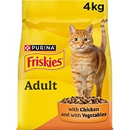 Friskies dry cat food with chicken and vegetables 4kg - Cat Kibble