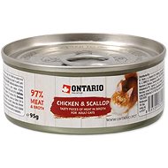 Ontario Canned chicken pieces with mussels 95 g - Canned Food for Cats