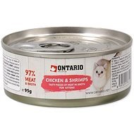 ONTARIO canned Junior Chicken Pieces+Shrimp 95g - Canned Food for Cats