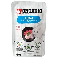 Ontario Tuna pocket in broth 80 g - Cat Soup