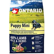 Ontario Puppy Mini Lamb & Rice 2,25kg - Kibble for Puppies
