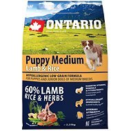 Ontario Puppy Medium Lamb & Rice 2,25 kg - Granule pre šteniatka