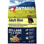 Ontario Adult Mini Lamb & Rice 2,25 kg - Granuly pre psov