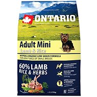 Ontario Adult Mini Lamb & Rice 2,25kg - Dog Kibble