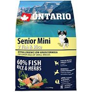 Ontario Senior Mini Fish & Rice 2,25kg - Dog Kibble