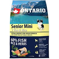 Ontario Senior Mini Fish & Rice 2,25 kg - Dog Kibble