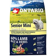 Ontario Senior Mini Lamb & Rice 2,25kg - Dog Kibble