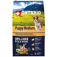 Ontario Puppy Medium Lamb & Rice 6,5 kg - Granule pre šteniatka