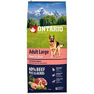 Ontario Adult Large Beef & Rice 12 kg - Granuly pre psov