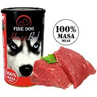 FINE DOG Canned Beef 100% Meat 1200g - Canned Dog Food