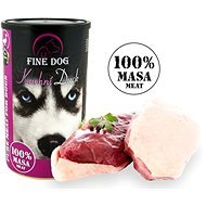 FINE DOG konzerva KAČACIA, 100 % mäsa, 1200 g - Konzerva pre psov