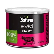 Nativia Canned beef for dogs 400g - Canned Dog Food