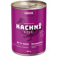 LOUIE Complete duck food (95%) with rice (5%) 400 g - Canned Dog Food