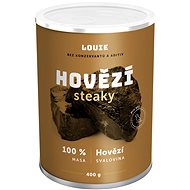 Louie Beef Steaks 100% Meat 400g - Canned Dog Food