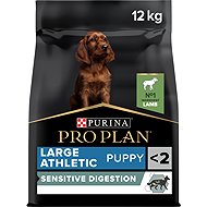 PRO PLAN Large Puppy Athletic Sensitive Digestion Puppy Granulátum kölyökkutyáknak, bárány, 12 kg - Granulátum kiskutyák számára