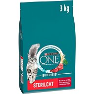 Purina ONE Bifensis Sterilised dry cat food with beef 3kg - Cat Kibble