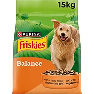 Friskies Balance dry food for dogs, chicken and vegetables 15kg - Dog Kibble
