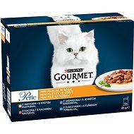 Gourmet Perle multipack minifiletky v šťave – mix. výber 12 × 85 g - Kapsička pre mačky