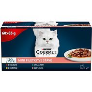 Gourmet Perle Mult-ipack Minifilets in Juice MIX. Selection 60 × 85g - Cat Food Pouch