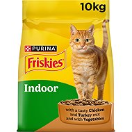 Friskies Indoor dry food for cats, chicken and vegetables 10kg - Cat Kibble