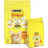 FRISKIES with chicken and added vegetables 10 + 4 kg - Cat Kibble