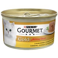 Gourmet Gold Melting Heart - Fine Pâté with Sauce and Chicken 85g - Canned Food for Cats