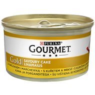 Gourmet gold Savoury Cake s kuraťom a mrkvou, 85 g - Konzerva pre mačky