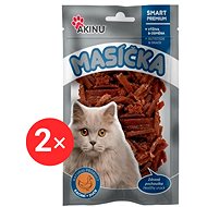 Akinu Duck noodles for cats 2 × 50 g - Dried Meat for Cats