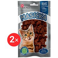 Akinu Lamb pieces for cats 2 × 50 g - Dried Meat for Cats